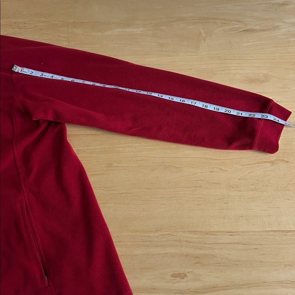 L.L. Bean Men's Vibrant Red Fleece Jacket